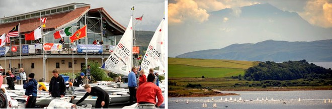 Largs SC and Racing Area - 470 European Championship 2012 ©  Marc Turner http://www.pfmpictures.co.uk